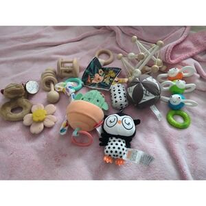 A Lot Of 10 Used Baby Toys As Seen As Is